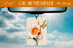 3d Floral Air Freshener Car| Car air freshin sublimating png Product Image 1