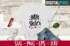 Little Sister Svg, New Sister Svg, Future Sister, First Time Product Image 2