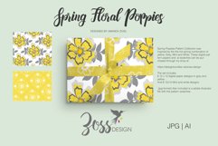 Spring Floral Poppies | Digital paper paper designs|Patterns Product Image 3