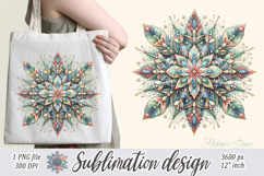 Christmas snowflakes clipart|Cute Winter flower shirt design Product Image 2