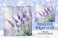 Flowers tumbler wrap | Summer Tumbler sublimation designs Product Image 20