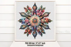 Christmas snowflakes clipart|Cute Winter flower shirt design Product Image 1