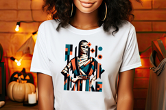 Cute Halloween mummy clipart | Abstract shirt designs png Product Image 1