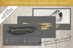 Business Card Template for Adobe Photoshop - Layered PSD Template - Design #10 Product Image 1
