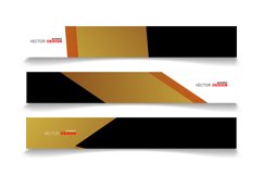 set banner abstract background . vector editable Product Image 1