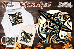 Cute Halloween witch clipart | Abstract shirt designs png Product Image 2