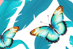 Blue Butterfly Background Product Image 1