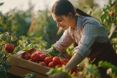 Women Farmer Background Wallpaper Product Image 1