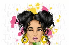 Brunette Girl | Sublimation Designs | Beautiful Woman Product Image 2