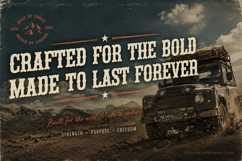 Sparkwolf: A Rugged Wanted Poster Font Product Image 8