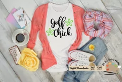 Golf Chick svg, funny golf quote for diy shirt svg dxf file Product Image 2