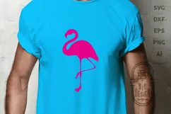 Flamingo SVG , Pink Flamingo Silhouette SVG Product Image 5