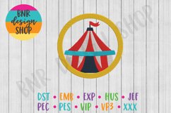 Circus Machine Embroidery Design Product Image 1