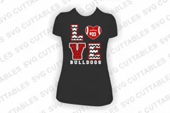 Football SVG | Love Football | Shirt Design Product Image 2