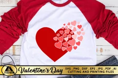 Heart SVG Valentine SVG Valentines Day SVG Love SVG Cut file Product Image 1