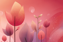 Soft Pink Floral Dreamy Background Product Image 1