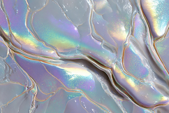 Holographic Gold Marble Texture Product Image 1
