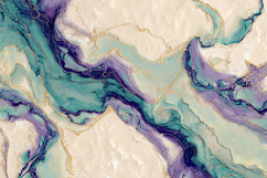 Teal Purple Marble Seamless Texture Product Image 1