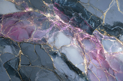 Cosmic Purple and Gold Veined Marble Product Image 1