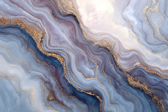 Soft Lavender and Gold Fluid Waves Product Image 1