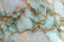 Mint Green Marble with Gold Accents Product Image 1