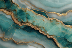 Emerald Green Gold Marble Art Bundle Product Image 1