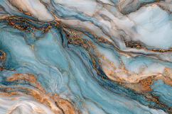 Turquoise Gold Marble Art Bundle Pack Product Image 1