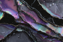 Iridescent Dark Marble Art Bundle Pack Product Image 1
