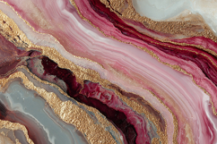 Rose Pink Gold Marble Art Bundle Product Image 1