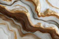 Brown Cream Gold Marble Art Bundle Product Image 1
