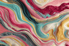 Colorful Swirl Marble Art Bundle Pack Product Image 1