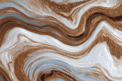 Warm Brown Cream Marble Art Bundle Product Image 1