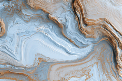 Light Blue Brown Marble Art Bundle Product Image 1