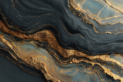 Dark Emerald Gold Marble Art Bundle Product Image 1