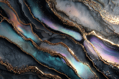 Stone gold accents and iridescent colors Product Image 1