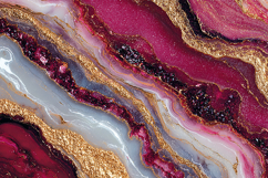 Ruby Pink Gold Marble Art Bundle Product Image 1