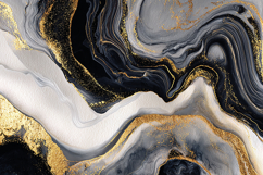 Black White Gold Swirl Marble Bundle Product Image 1
