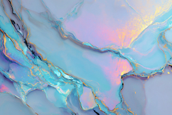 Light Blue and Gold Liquid Silk Abstract Background Product Image 1