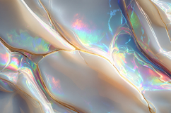 Soft Pearlescent Molten Texture with Rainbow Sheen Product Image 1