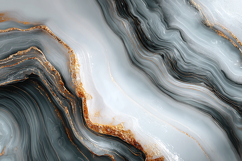 Dark Onyx Marble with Sweeping Golden Veins Product Image 1