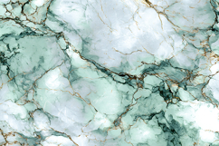 Green Agate Stone with Detailed Gold Fractures Product Image 1