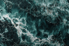 Deep Teal Forest Marble Texture with Subtle Copper Veins Product Image 1