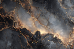 Charcoal Agate Stone Texture with Shimmering Gold Dust Product Image 1