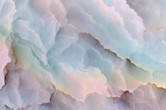 Ethereal Pastel Iridescent Crystal Layers with Gold Edging Product Image 1