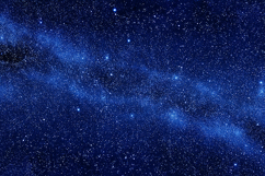 Vibrant Blue Milky Way Background with Brilliant Stars Product Image 1