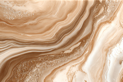 Luxury Beige and White Crystalline Marble Fluid Texture Product Image 1