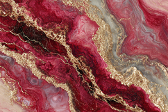 Swirling red, gold, and pink hues Product Image 1