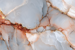 Grey Quartzite Stone Texture with Intense Copper Fissures Product Image 1