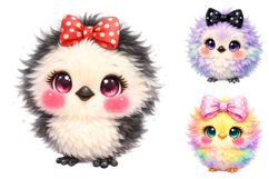 Fluffy Baby Chick Clipart Bundle Product Image 3