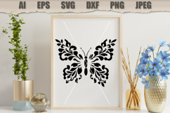 Stencil Decorative Butterfly Floral Product Image 3